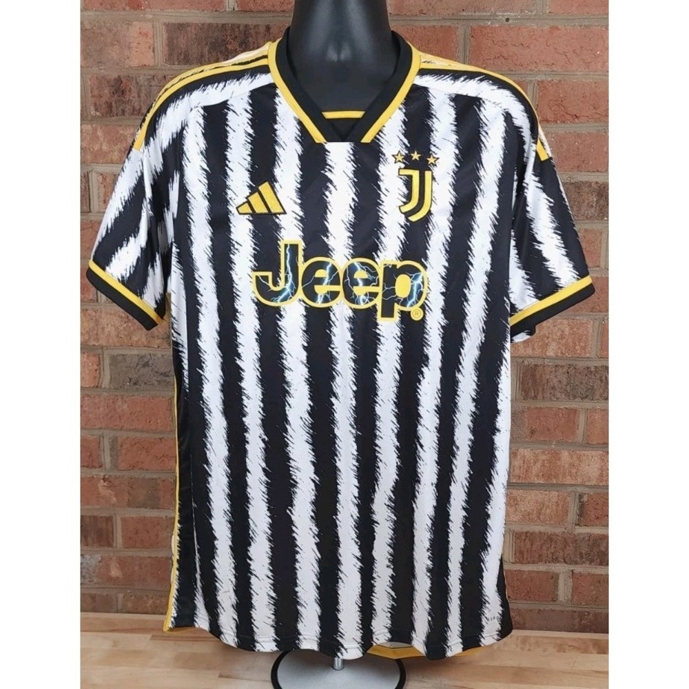 Adidas JUVENTUS 2023/2024 Home‎ Jersey Kit Jeep Mens Size XL NEW